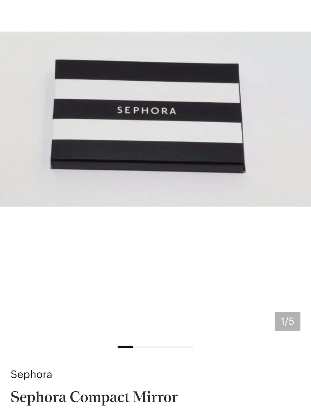 Sephora Compact Mirror - Black and White